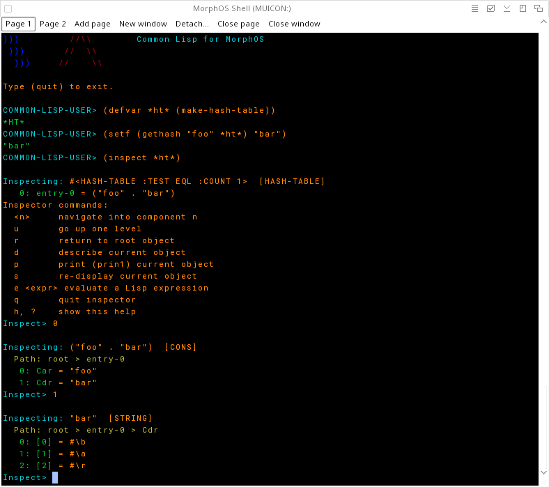 Clamiga native GUI example